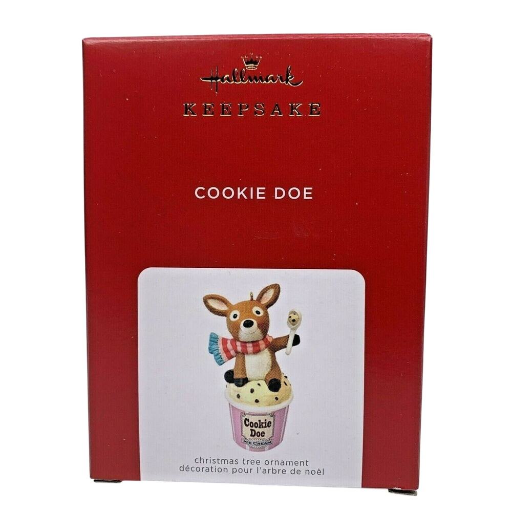 Hallmark COOKIE DOE 2021 Keepsake Ornament Ice Cream Reindeer